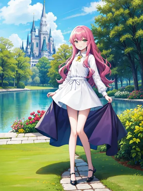 (((picture-perfect))) (( <lora:louise zero default trigger:1>louise francoise le blanc de la valliere, full body)) (outdoors)