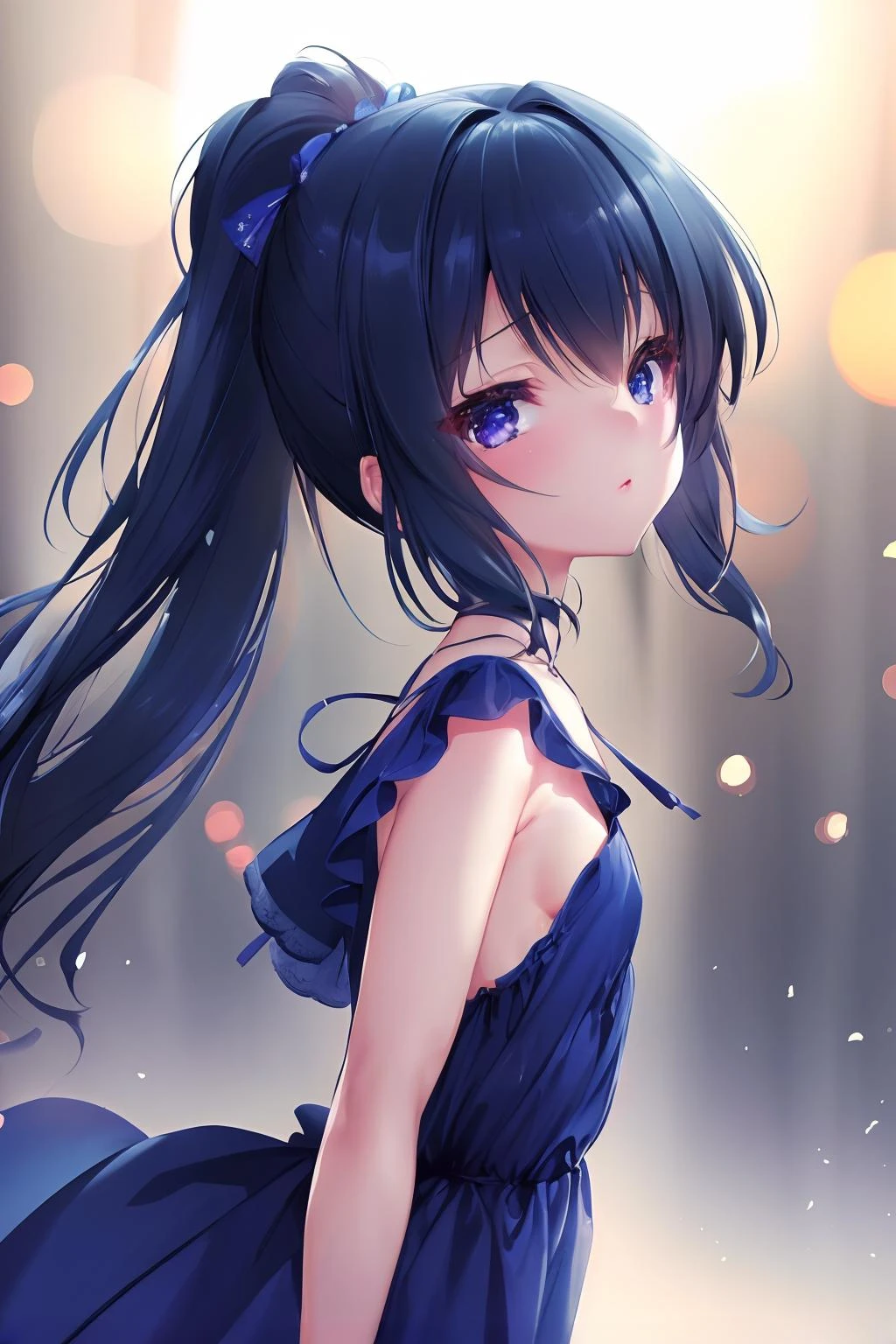 16k, highres, masterpiece, best quality,
cinematic film still,
<lora:Choco_v1:1>,
chc, 1girl, cute petitie, small breasts, blue dress,
,
shallow depth of field, vignette, highly detailed, high budget, bokeh, cinemascope, moody, epic, gorgeous,
film grain, grainy,