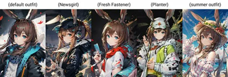 1girl, animal ears,  upper body,  rabbit ears,  looking at viewer,  (default outfit),   <lora:Arknights_Amiya-lionV1:0.9>