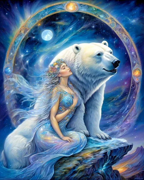 1 woman by
Josephine Wall
night
polar bear
fantasy
realistic
(masterpiece, best quality)