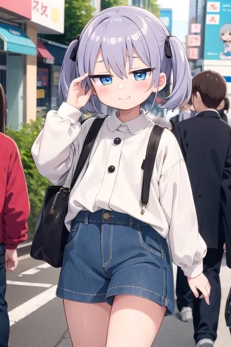 <lora:sensualface_type3_v3:1>
(cleavage:-1.5),insanely detailed, absurdres, ultra-highres, ultra-detailed, best quality,
1girl, solo, nice hands, perfect hands,
BREAK,
(wearing harajuku-style coordinate),
happy smile, laugh, closed mouth,
cute pose, cowboy shot,
BREAK,
slender, kawaii, perfect symmetrical face, ultra cute girl, ultra cute face, ultra detailed eyes, ultra detailed hair, ultra cute, ultra beautiful,
BREAK,
in harajuku, shibuya, tokyo, street, crowd, cityscape,
small breasts
BREAK,
(grey hair, blue eyes), hair between eyes