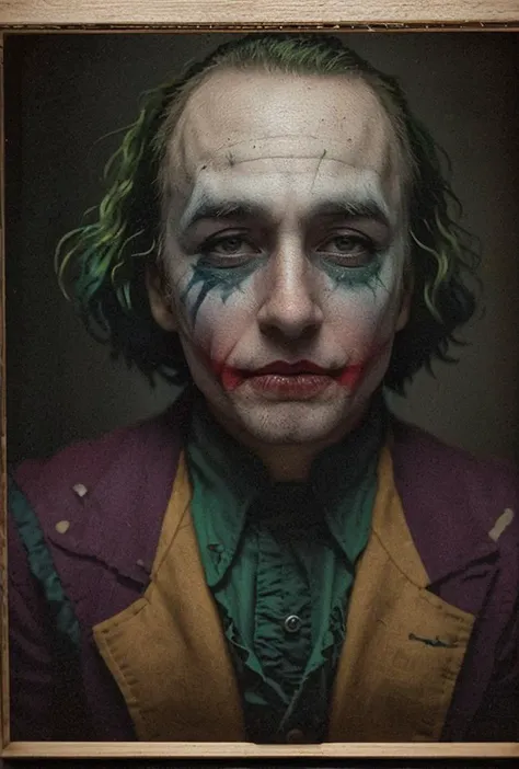 (((George Washington wearing Heath 
Ledger Joker makep clothing)))([Capitol | Monument | White House | liberty bell | constitution | independence hall | eagle | fasces])(setting scene portrayal [epic apotheosis | liberty cap | Fabian influences | pentagram pentaon | new Rome]) (as above so below)(new secular order((Masterpiece))((American GOD we Trust))(G Freedom))(evocative dodge and burn, corner darken vignette), exposure POP!!!, hdr, extremely intricate, High (Detail:1.1), Sharp focus, dramatic cinematic light, (4k textures, elegant, ((((cinematic look)))), revolutionary tones, insane details <lora:LCM_1-5:0.3> <lora:Saturation:1.5>