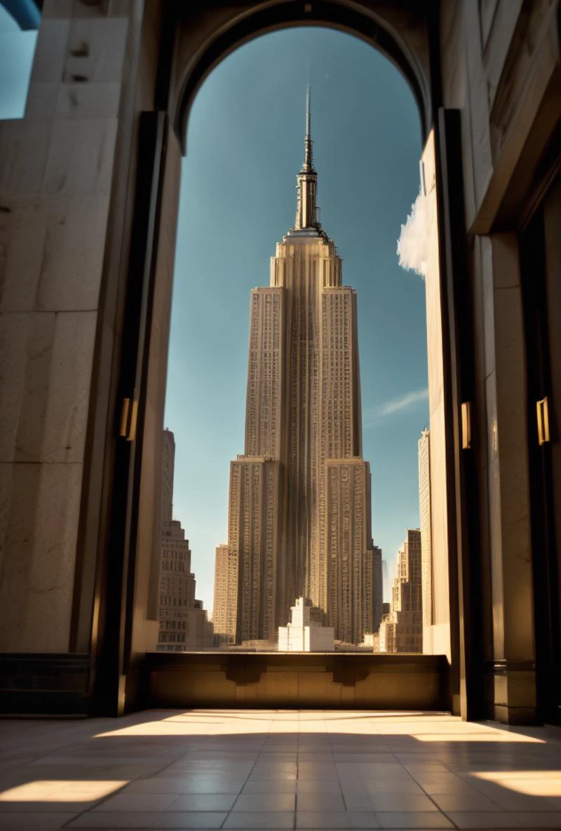 Royalty free stock-photo Empire state building lobby Stock Photo Images perfect empire state building lobby stock photo, image, . (Golden sun reflects off empire state building) (Apocalypse background) The building was designed by Shreve, Lamb & Harmon York. Empire State Building was designed by Shreve, Lamb and Harmon in the Art Deco style.((digital color))((flower bouquet table))BREAK((Architectural Digest))((dodge and burn, corner edge darken vignette)((exposure POP!!! hdr extremely intricate, High (Detail:1.1), Sharp focus, dramatic cinematic light, (8k textures, elegant, ((((cinematic look))))breathtaking, insane details)) <lora:back-front_lighting:1.8> <lora:Better_Details:0.4> <lora:last:0.3> <lora:ContrastControl:0.7> <lora:epiC35mm:0.4> epiC35mm <lora:HDhelper:0.5> <lora:LCM_1-5:0.6> <lora:up-down_lighting:-0.6> <lora:HDR:0.5>