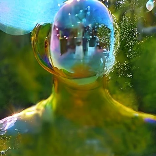 Realistic image of a p0p monster <lora:bubble-000017:1.5>, dof