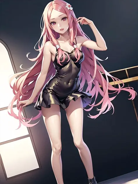 1girl, solo,(best quality),(masterpiece:1.1), full body, looking_at_viewer, dynamic angle, cute, clear facial skin,