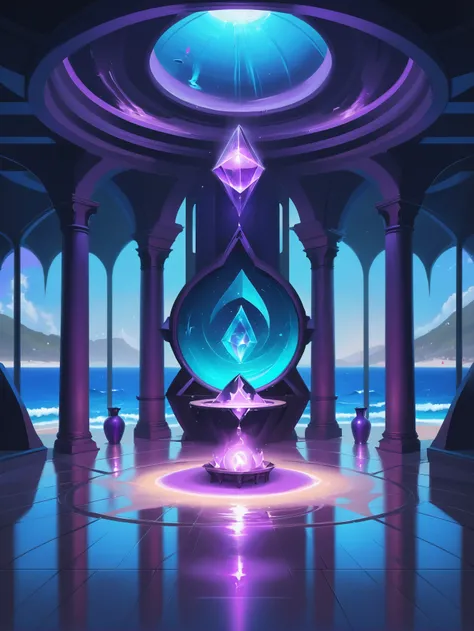 digital painting, arcane, brightly lit interior, in a Sleek beach<lora:EnvyArcaneXL01:0.5>