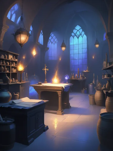 digital painting, arcane, warmly lit interior, in a Rough workshop<lora:EnvyArcaneXL01:0.25>