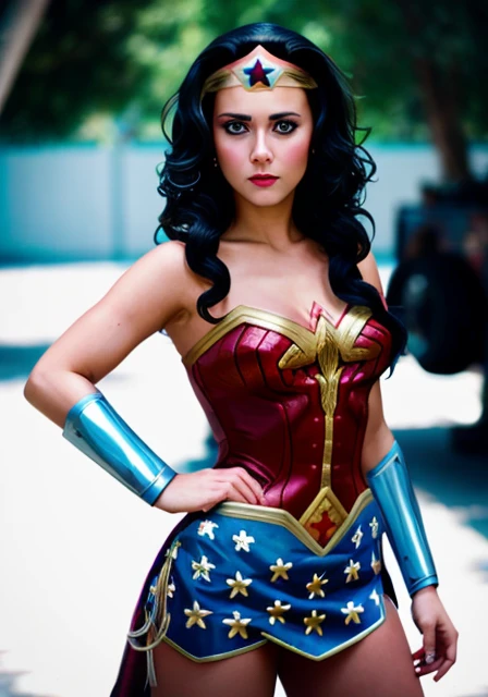 <lora:lndcrtr_v1.0b:1> lndcrtr,  (Sharp focus: 1.5), portrait, stunning young woman, wonderwoman cosplay