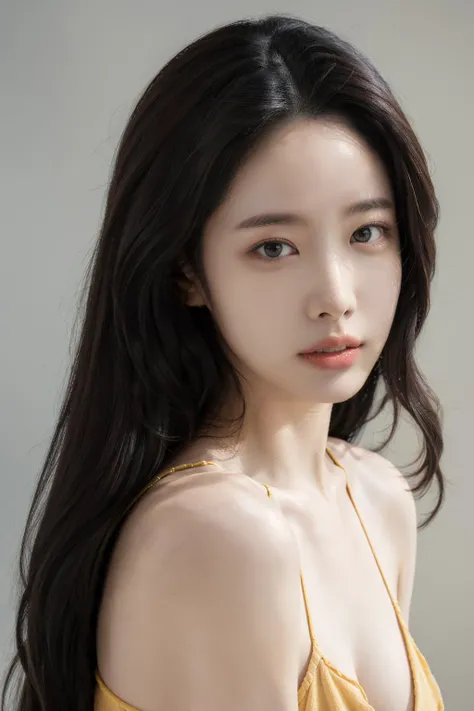 Best quality, masterpiece, ultra high res, (photorealistic:1.4), raw photo,1girl, solo, realistic, looking at viewer, upper body,simple background,
<lora:Tissue_Johyun_v1.0P:0.8>,