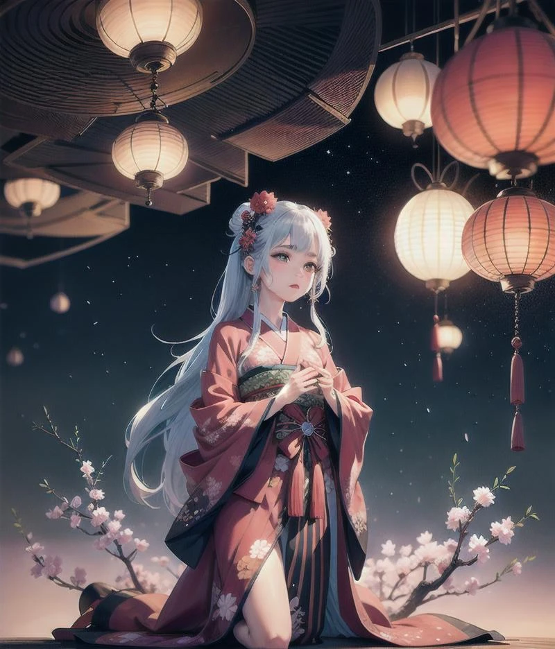 A Japanese dress in a fantasy context can be inspired by traditional Japanese clothing, such as a kimono or a yukata, but with added elements that evoke a sense of fantasy or imagination. In a fantasy setting, designers often take creative liberties to incorporate magical or fantastical elements into the traditional Japanese attire.