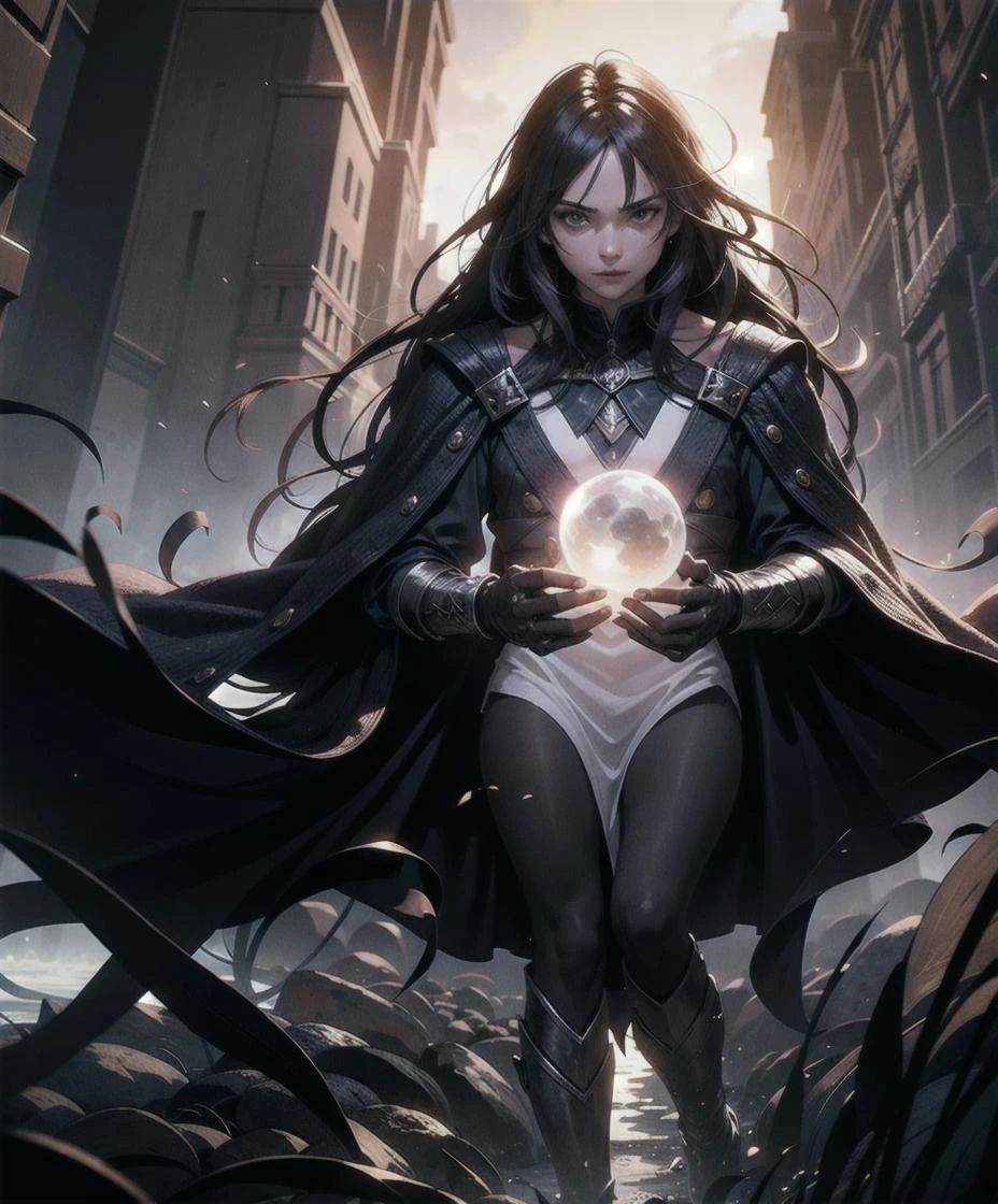 Hero/Heroine: The protagonist is a young person of common origin who, in some way, becomes involved in a great adventure. They may discover that they have a latent magical power that makes them the hope of the kingdom. Companions: The hero/heroine joins a diverse group of companions, each with unique skills and backgrounds, such as a powerful wizard, a cunning thief, a brave warrior, and a wise old man. Dark Villain: The comic features a main antagonist who seeks to plunge the world into absolute darkness, using magical artifacts and sinister creatures.