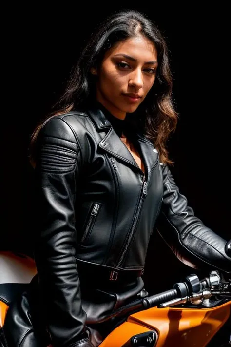DEN_jasminx_OF,
((riding a motorcycle:1.2) wearing (motorbike leathers:1.2), (riding a motorbike:1.2), (driving a motorbike:1.2), (motorcycle:1.1), traffic, leather trousers, leather jacket, motorcycle boots, leather gloves:1.2),
bokeh, f1.4, 40mm, photorealistic, raw, 8k, textured skin, skin pores, intricate details <lora:epi_noiseoffset2:1>, epiCRealism <lora:ClothingAdjuster3:-1>
