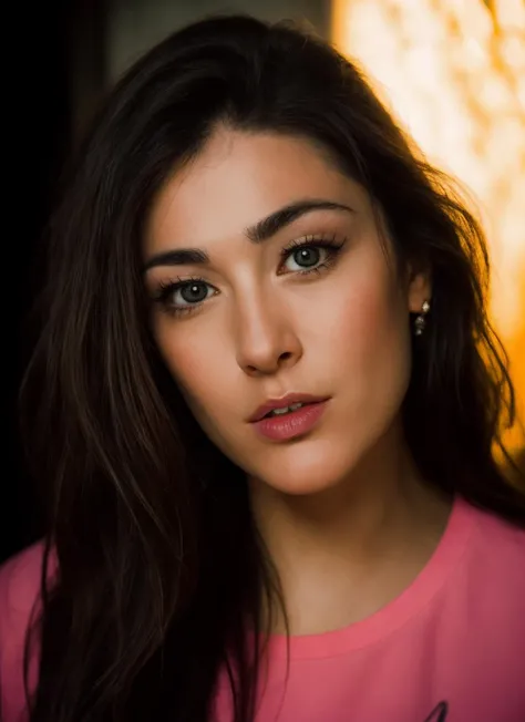 closeup portrait of woman, JackiJ1ng, ((solo)), highly detailed, film grain, cinematic lighting, glamour photoshoot, <lora:JackiJ1ng:0.75> <lora:quickfix:0.8>