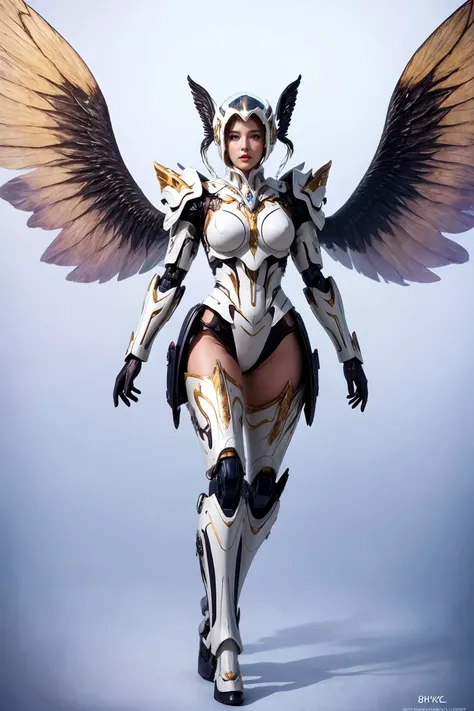 1girl, (masterpiece, best quality:1.3), extremely high detailed, intricate, 8k, HDR, wallpaper, cinematic lighting, (universe), glowing, armor, glowing eyes, mecha, large wings, huge, slippery ((white background)), rendered portal in the shape of a circle placed on the right, futuristic, modern device on front view
<lora:ran:0.0> <lora:angelina1_v1-000002:0.7> (high detailed skin:1.1)
<lora:more_details:0.5><lora:add_detail:0.3><lora:polyhedron_skinny_all:0.2> <lora:GoodHands-vanilla:1>