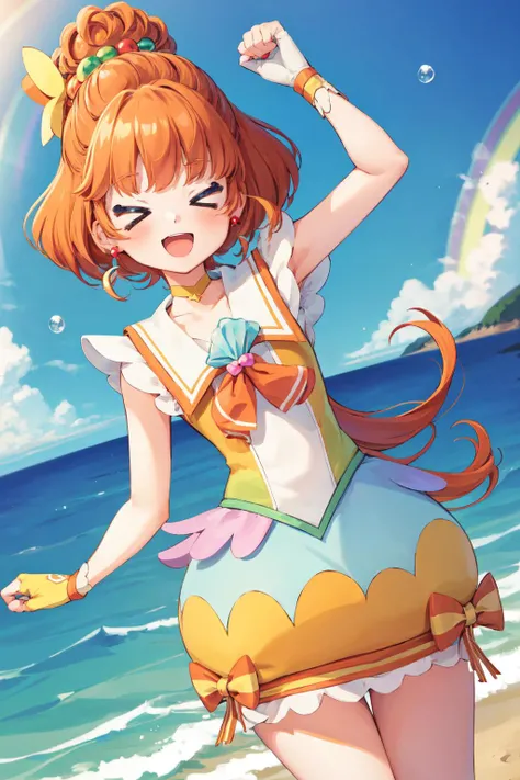 (dancing people,partying,joyful atmosphere),seaside,twilight(orange glow,serene),sparkling waves,glimmering water(reflection),colorful costumes,energetic movements,harmonious choreography,rippling dresses,floating skirts,smiling faces,joyful community,pulsating beats,melodious music(lively rhythm),silhouetted figures,breath-taking scenery,twinkling stars and moonlit sky,dynamic poses,graceful leaps and spins,mesmerizing dance formations,euphoric celebrations,passionate expressions,high energy vibrations,magical ambiance,serenity and tranquility,fluid movements,festive fervor,vibrant colors and lights,unforgettable memories,happy laughter,joyful bonding,lively social gathering.
(best quality,4k,8k,highres,masterpiece:1.2),ultra-detailed,(realistic,photorealistic,photo-realistic:1.37),HDR,UHD,studio lighting,ultra-fine painting,sharp focus,physically-based rendering,extreme detail description,professional,vivid colors,bokeh,portraits,landscape,horror,anime,sci-fi,photography,concept artists,mesmerizing color palette,soft sunlight casting warm hues.
Please note that the prompt generated above is just an example. You can use your creativity to modify or add more details to it.