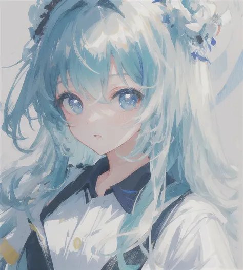 masterpiece, best quality, ultra-detailed, illustration, portrait, 1girl