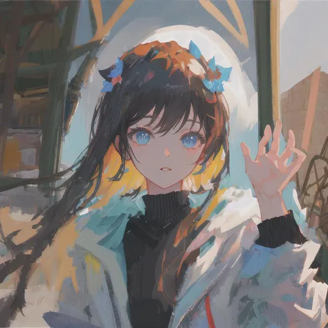 masterpiece, best quality, ultra-detailed, illustration, portrait, 1girl