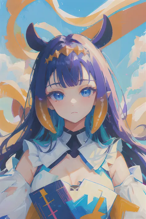 (sfw), (masterpiece:1.2), (best quality), (masterpiece), (highres), (extremely detailed), (highly detailed face), (highly detailed eyes), ninomae ina'nis, tentacle hair, white dress, small breasts, temple, <lora:ninomaeInanis_v2:1>, (portrait:1.3),close up, majesty, radiance, heaven, sky