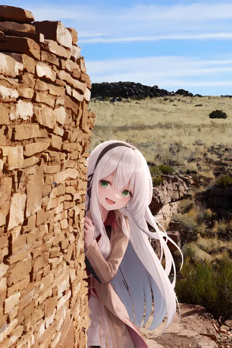 2girls_A_and_B, {A girl have (1girl avilia white hair green eyes long hair)}, {B girl have (1girl amnesia green eyes short hair)}, implied yuri, floating hair, wind lift, maine united states national park, acadia national park, sunset, bare legs, spread legs, slim legs, ((sky lantern)), impressionism, chromatic aberration, dusk, upper teeth, open mouth,