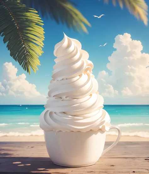 <lora:WhippedCreamTopStyle:0.2> WhippedCreamTopStyle tree