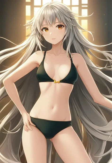 1 garota, (((Alexia Midgar))), Cabelos prateados, Olhos vermelhos, peitos grandes, anatomia perfeita, ((very short black bikini), usando fio dental, pernas musculosas, barriga musculosa, cintura fina, quadris Largo, (olhando para mim), on the beach at night with starry sky and full moon in the sky, foco nas pernas, barefoot, standing on her feet, (foto de corpo inteiro), eye reflection, olhos brilhantes, Emburrado, anime, estilo anime, ray tracing, Cinematic lighting, panorama, Sony FE, Hard disk, master part, ccurate, anatomicamente correto, Super Detalhe, alta qualidade, disco Rigido, Altas, 16k