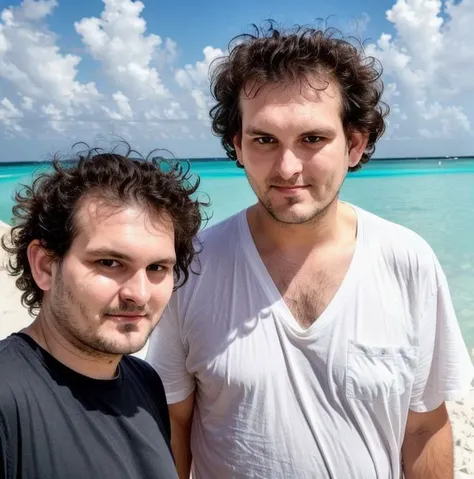 a glamorous photo of sbf on vacation in the bahamas, ((high quality)) , hd, trending on artstation