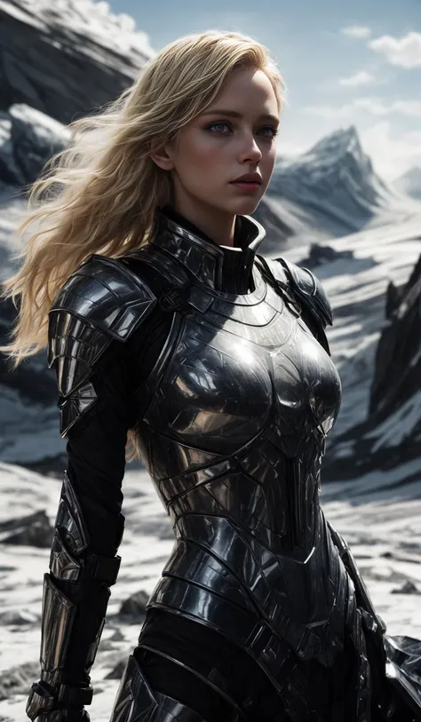 American Shot, Sky Queen, blonde hair, futuristic body armor,
on top of a glacier,
Glimmering, Harmonious, masterpiece,
<lora:CineStyle5:0.5>, 111cine8matic55,
<lora:more_details:0.7>,
art by Greg Rutkowski,
photo, realistic
OverallDetail, EyeDetail, fHandDetail