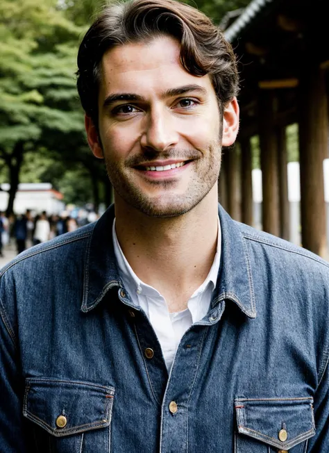 portrait of sks person, in Tokyo, at the Meiji Shrine, Flannel shirt and jeans, by William Eggleston, epic character composition, natural lighting,
<lora:locon_perfecteyes_v1_from_v1_64_32:0.25>, perfecteyes
<lora:locon_perfectsmile_v1_from_v1_64_32:0.1>, (perfectsmile:0.7)
<lora:add_detail:0.6> <lora:locon_tomellis_v1_from_v1_64_32:1>