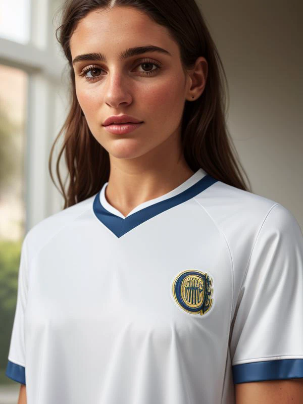 gquality, <lora:rosariocentral-10:1> rc, white shirt