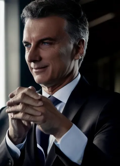 portrait of sks man (macri:1), short hair with black suit, with the arms in front, natural lighting, 4k, 8k, 8k realistic, sharp focus, intricate, high resolution <lora:macri:1> <lyco:locon_perfecteyes_v1_from_v1_64_32:0.80>