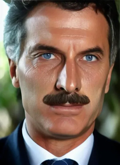 portrait of sks man (macri:1), with serious look with short hair and mustaches, (outdoors:1.2), natural lighting, 4k, 8k, 8k realistic, sharp focus, intricate, high resolution <lora:macri:1>