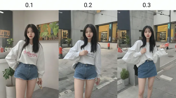 1girl, solo, cute korean girl, cute woman, (instagram, instagram style), 22year old woman, full_body_shot <lora:sica_girl:0.1>