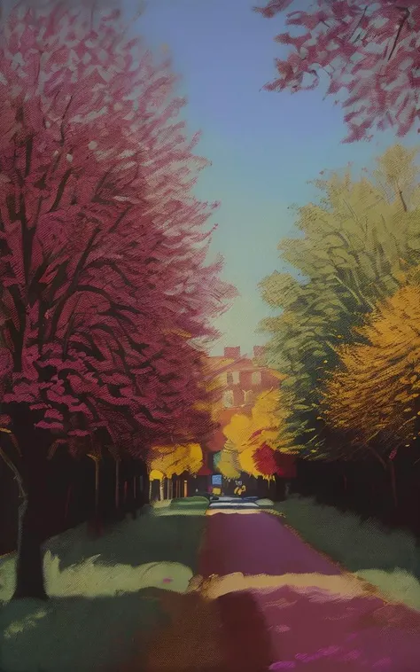 (distant view:1.3),(award-winning oil painting:1.3), (8k, oil painting, best quality:1.3), (realistic, oil-painting:1.1), A gorgeous and intricate town in Quiet orchard, fragrant blossoms, dappled sunlight, peaceful, charming, Portait of a (outdoors landscape:1.5), <lora:detailmaker:0.35> <lora:add_detail:0.75> <lora:LowRA_v2:0.6> <lora:to8contrast-1-5:0.4>, <lora:epi_noiseoffset2:0.8>, (In the style of Andy Warhol:1.3)