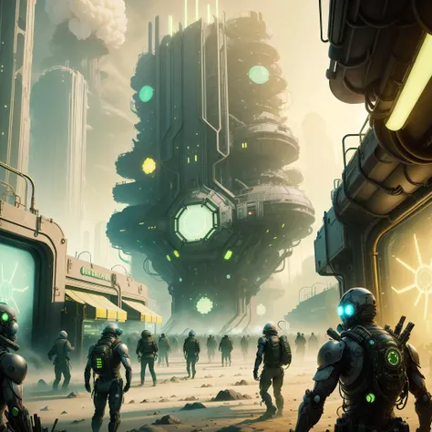 <lora:UraniumTech-20:0.8>,uraniumtech , radiation , scifi, nuclear , glass,
shopping district , (crowded:1.2)