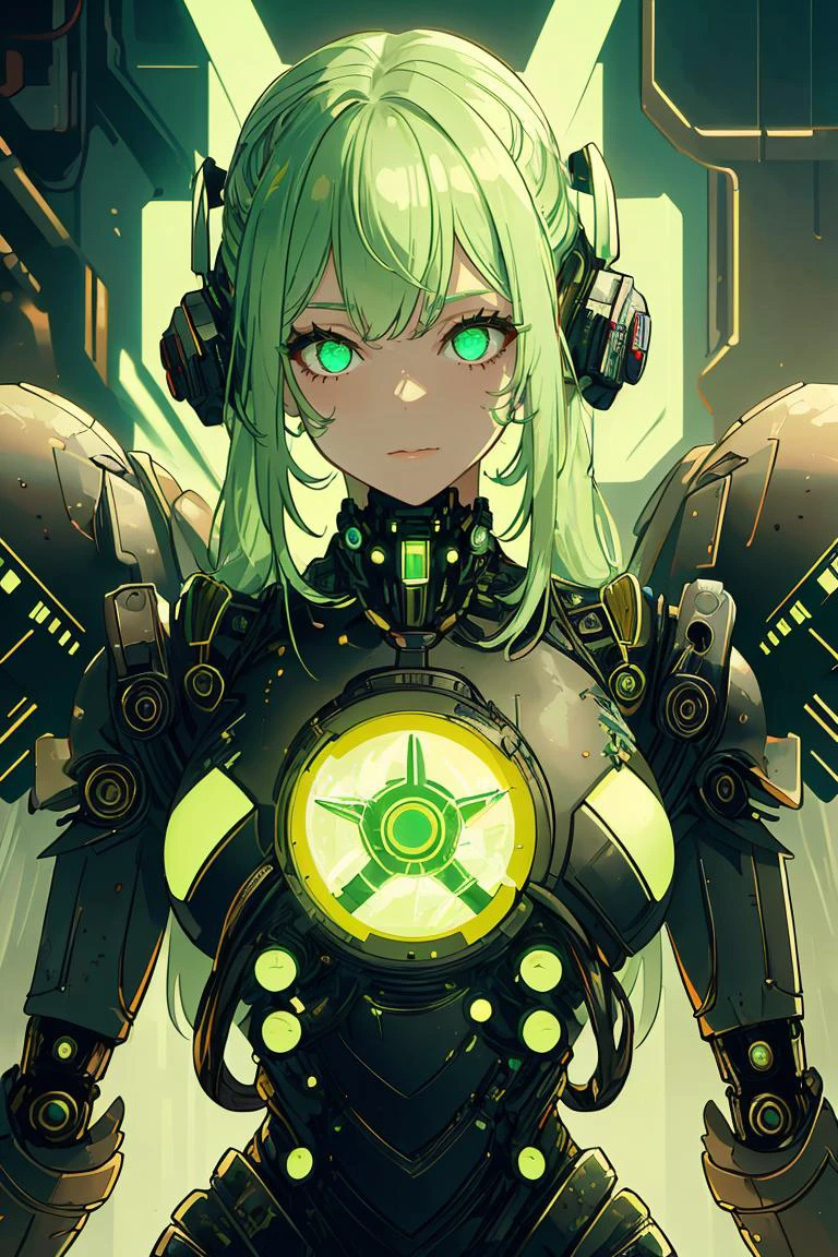 1girl, armored leotard, long hair, beautiful face, symmetrical face, <lora:UraniumTech-20:1> uraniumtech, radiation, scifi, nuclear , transparent , see-through,