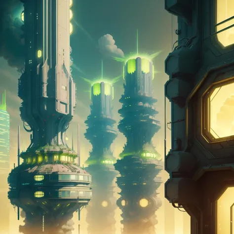<lora:UraniumTech-20:0.8>,uraniumtech , radiation , scifi, nuclear , transparent , see-through
city, buildings with windows ,