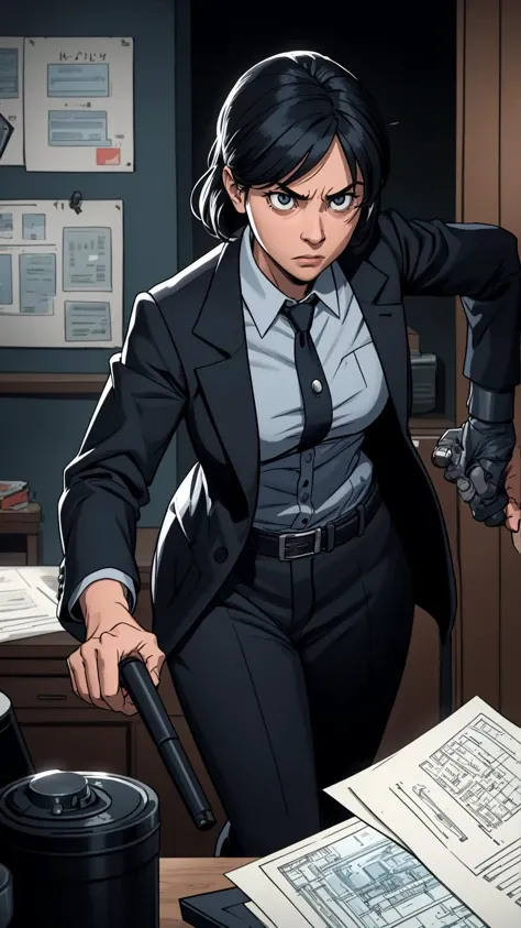 A determined detective who wonât stop until theyâve caught the culprit behind a series of mysterious crimes.