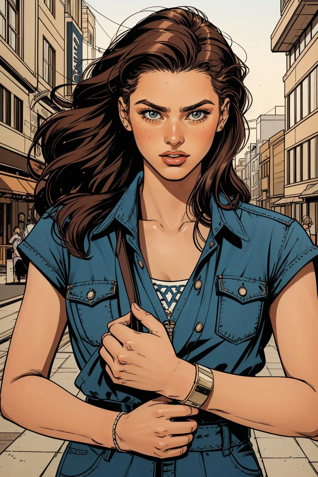 portraits of 90âs mall s in retro clothing,
masterpiece, best quality, intricate details, photorealistic, realistic, <lora:epiC35mm:1> epiC35mm <lora:epiCRealismHelper:1> AnjelikaV2