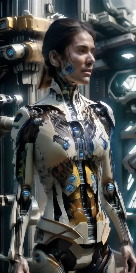(((Ultra-HD-details))) <lora:cyborggirl:1> cyborggirl, android, mecha, mechanical-body, robot, female, full-view