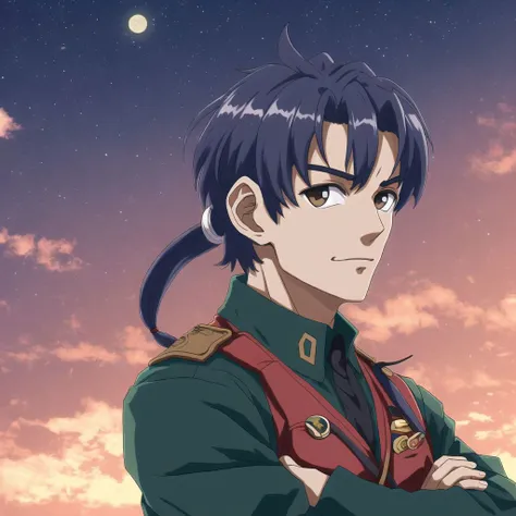<lora:retro_ham_avas_jun_rifl:1>,
1man, ikari gendou