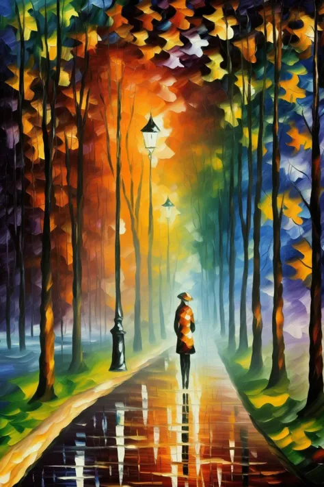 <lora:Leonid Afremov Style:1>Leonid Afremov Style - landscape