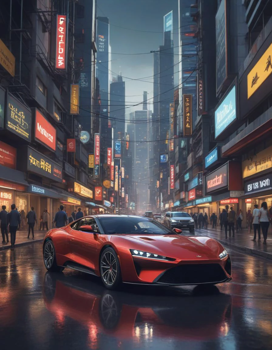 Isha from India, medium (chin-length:1.2) ponytail [reddish-black:.3] hair, sci-fi cars race : near wall structure on : the coronation of napoleon painting : and digital billboard in the middle, in style of zaha hadid, suprematism composition, unreal engine 5, keyshot, octane, artstation trending, in lighting of blade runner 2049, ultra high detail, ultra photo realistic, cinematic, 8k, 16k, in plastic, dark, tilt shift,, nano district, nanotechnology labs, self-replicating nanobots, molecular assembly plants, microscopic wonders <lora:attractive_notrigger:1>