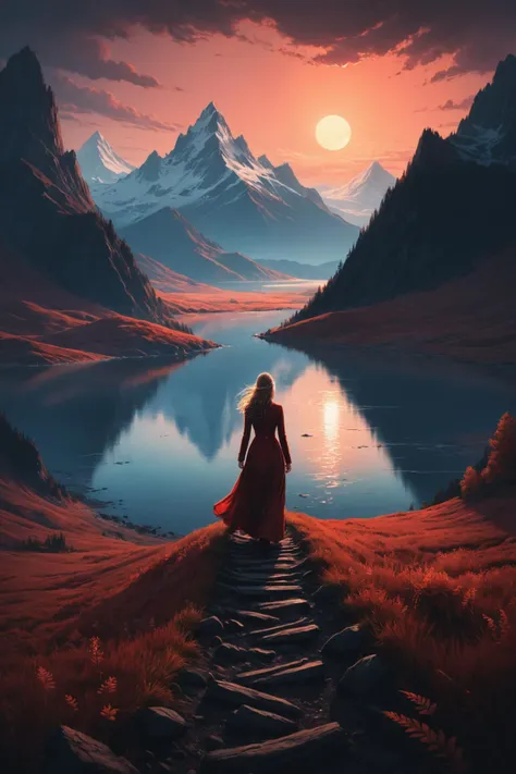 by Caspar David Friedrich and Alan Lee and Cyril Rolando in the style of Alena Aenami and Scarlett Hooft Graafland <lora:more_art:0.35> <lora:RMSDXL_Enhance:0.50> <lora:RMSDXL_Creative:0.50> <lora:RMSDXL_Photo:0.50> <lora:RMSDXL_Darkness_Cinema:0.50> <lora:clothing_slider:1.50> <lora:great_lighting:1.50> <lora:aesthetic:1.50> <lora:looking_at_viewer:1.50> <lora:photorealistic_portrait_v2:0.25> <lora:attractive_v2:0.15> <lora:extremely_detailed_v2:0.25> <lora:add_detail:0.25> <lora:perfect_eyes:0.25> <lora:perfect_hands:0.50> <lora:midjourney:-0.15>