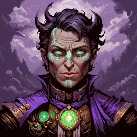 D&D style portrait, fantasy, digital art, Male Falmer, elaborate, guy, detailed face, very, glowing, cute, surreal, luxurious, complex, dramatic, beautiful, quality