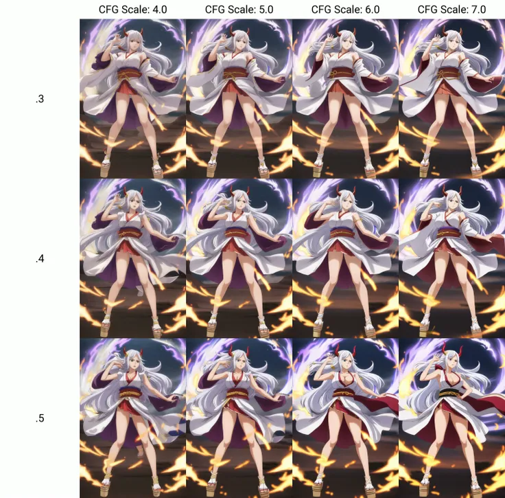&lt;�lora:onePieceWanoStyle_wanostyle20:.3&gt; A picture of yamato from One Piece wanostyle, busty woman, anime character with magic ice powers, white hair blue gradient white to blue, amber eyes, red tipped horns, large woven purple and white obi knotted belt, open kimono low cut, moon in the background, tall and athletic build with defined shoulder muscles, sideboob, red dress, geta platform sandals, dynamic action pose, 64K, f1.2, 800mm, UHD, dynamic lighting, High Detail, RAW format, Professional close shot