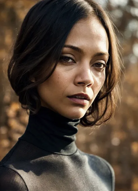 A stunning intricate full color portrait of (sks woman:1),wearing a black turtleneck, epic character composition, by ilya kuvshinov, alessio albi, nina masic, sharp focus, natural lighting, subsurface scattering, f2, 35mm, film grain, <lora:locon_zoesaldana_v1_from_v1_64_32:1.3>