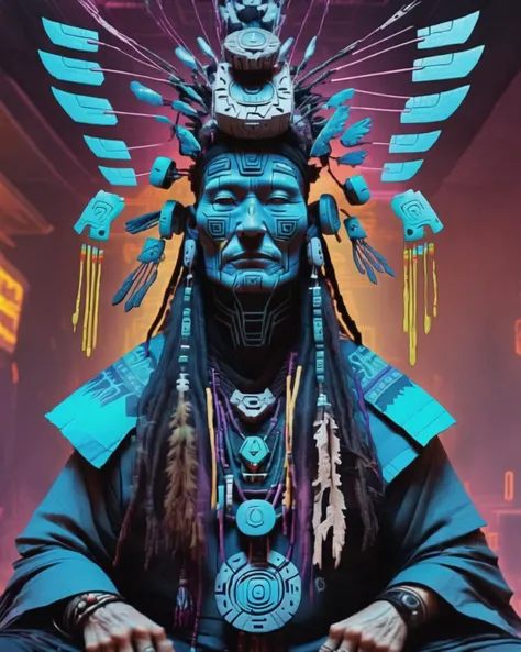 Cyber Shaman<lora:Cyber_Shaman_sdxl:1.0>