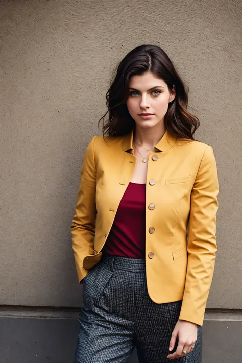 analog style, modelshoot style, portrait of alexandradaddario wearing store manager, bold, natural colours, <lora:alexandradaddario:0.8><lora:epiNoiseoffset_v2Pynoise:1.0>