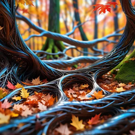 A mythical majestic forest, with many glowing intricate transparent twisted trees, twisted branches and leafs. swirl hyperdetailed texture, vortex pearl filigree, concept art, artstation, exaggerated features, perfect composition, masterpiece, glittering professional photography, macro, natural lighting, canon lens, shot on dslr 64 megapixels sharp focus ethereal, Hyperrealistic, splash art, concept art, mid shot, intricately detailed, color depth, dramatic, side light, colorful background, depth of field, tilt shift, bokeh.
