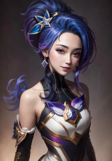 <lora:star_guardian_akali:0.8>, star_guardian_akali, solo, smile, portrait,, (masterpiece, best quality, absurdres, detailed, ultra-detailed:1.3)